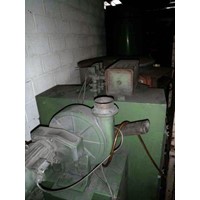 Tumble belt Shotblastmachine with rubberband and dust filter, OMSG